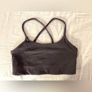 Girlfriend Collective Juliet sports bra in Smoke Size Small